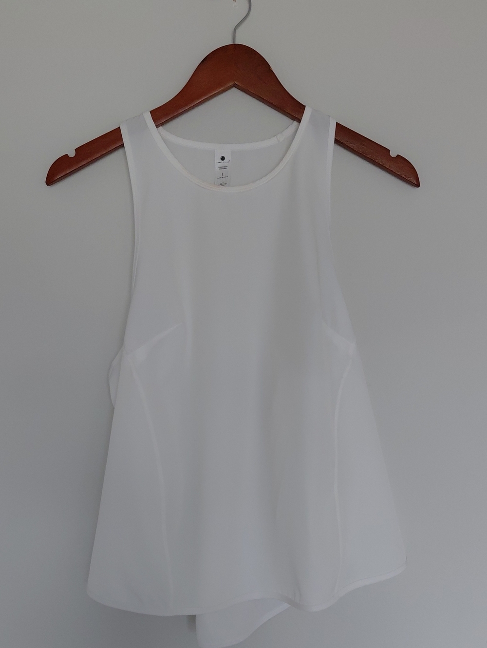 Yogalicious White Athletic Tank Top - Picture 1 of 3
